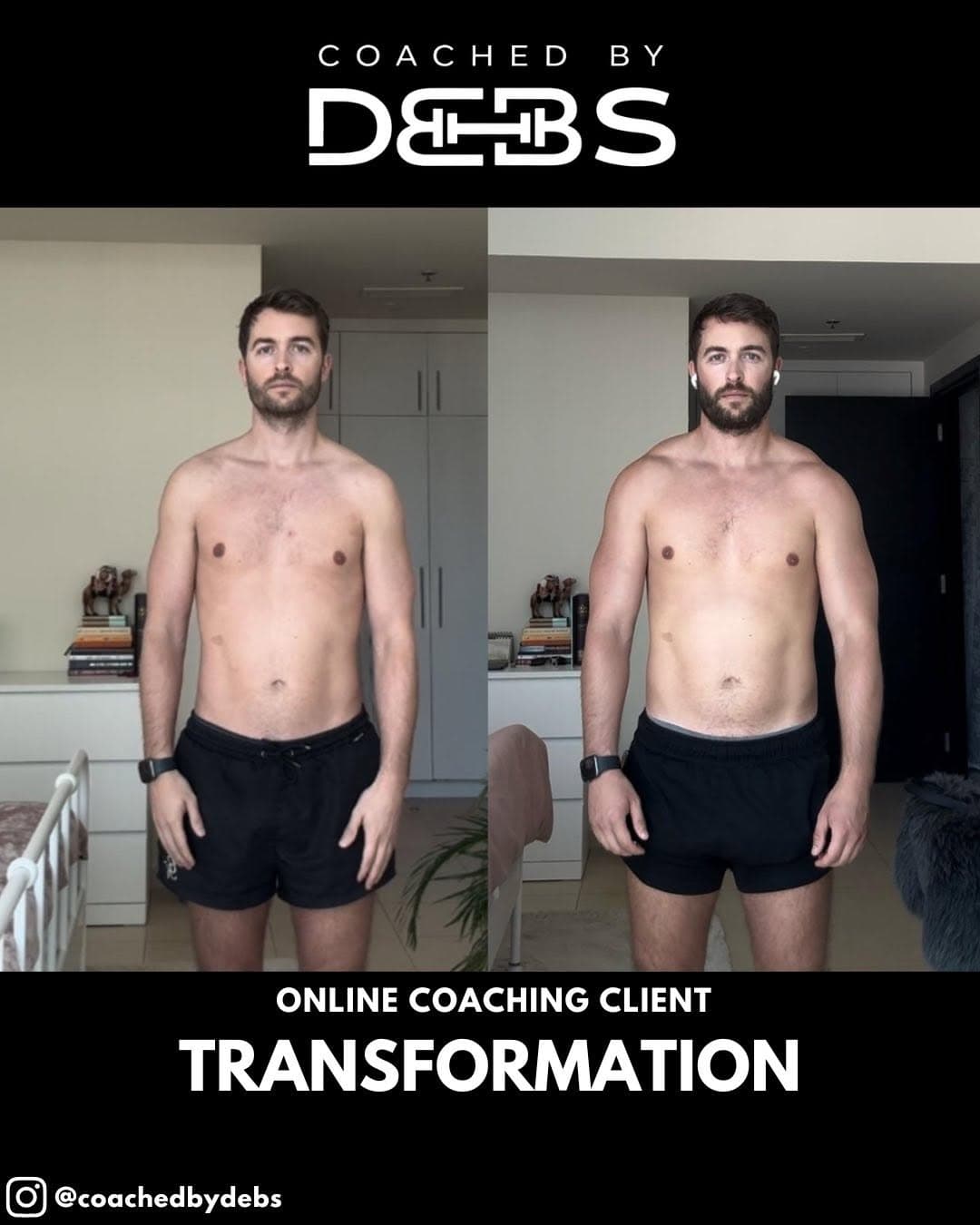 Coached by Debs client transformation