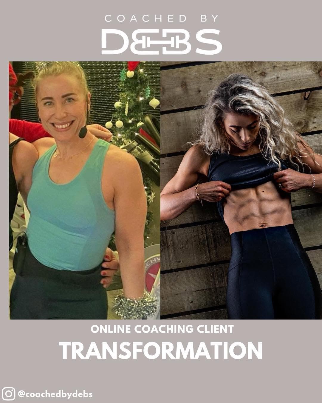 Coached by Debs client transformation