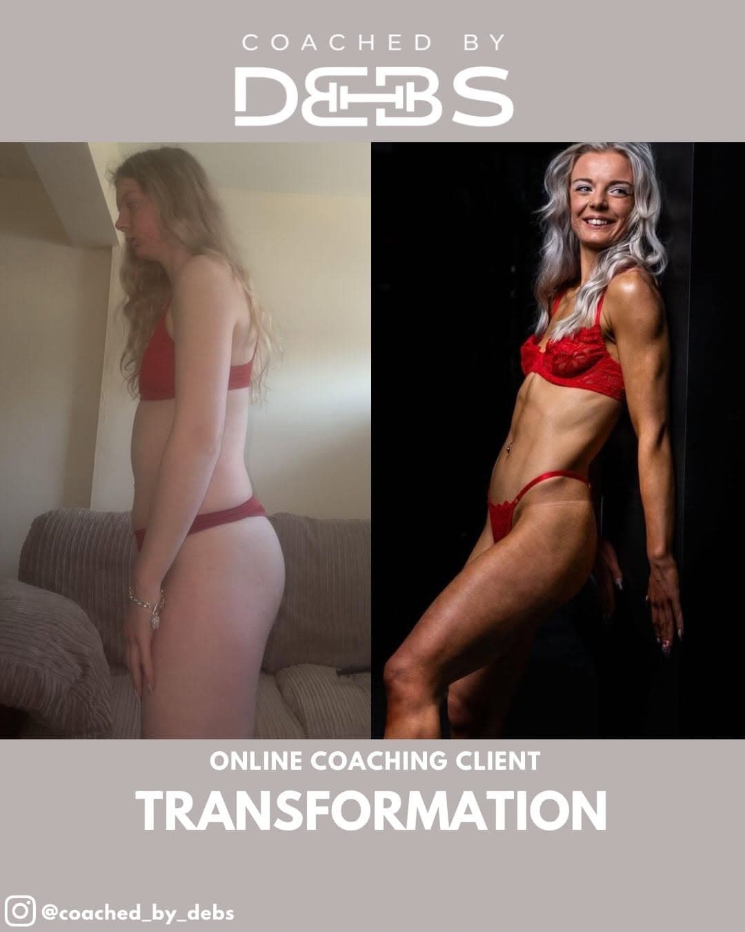 Coached by Debs client transformation