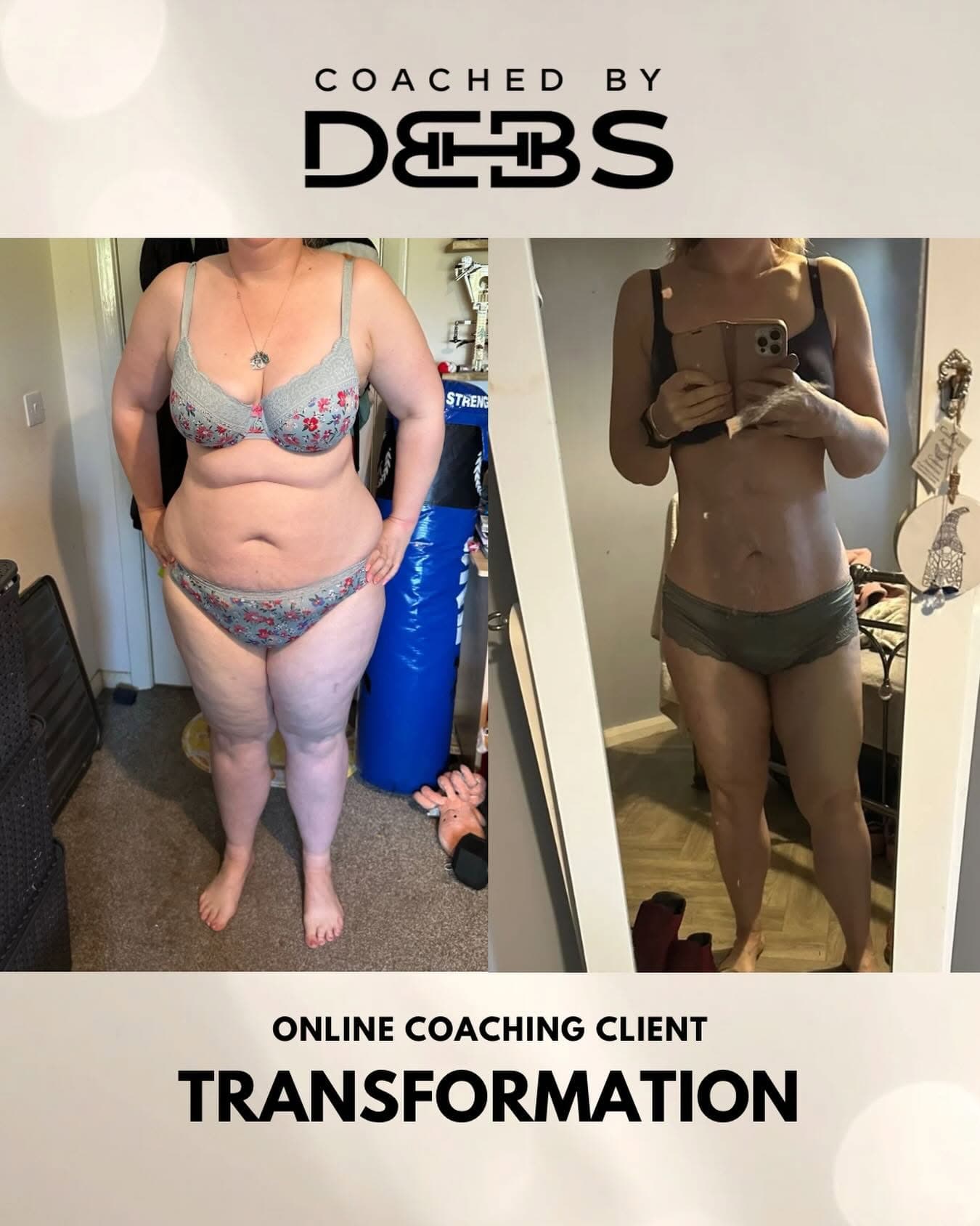 Coached by Debs client transformation