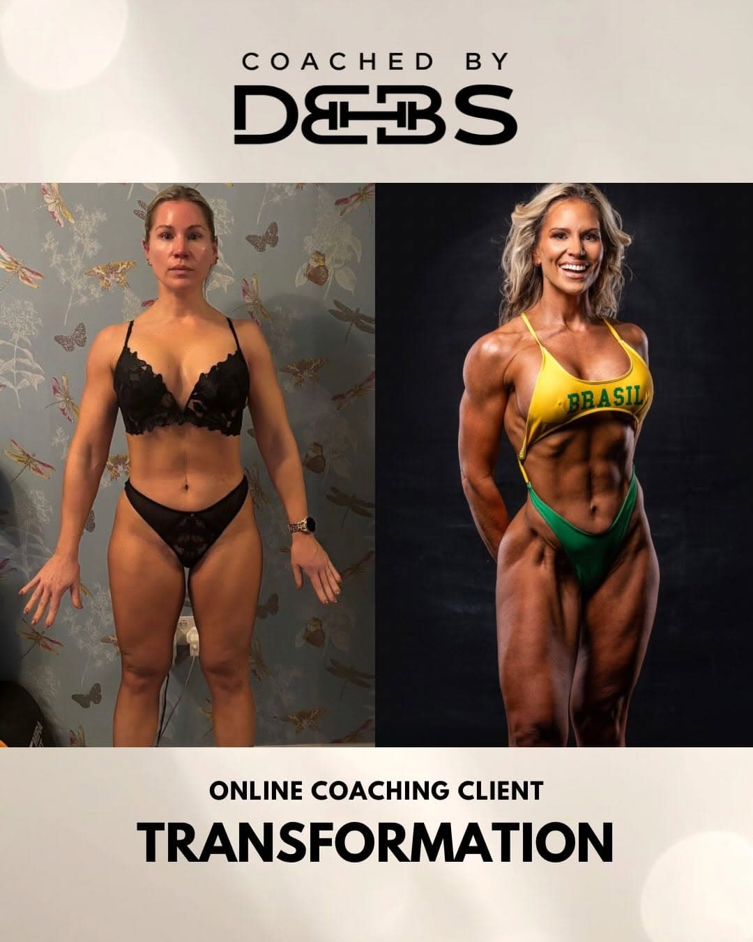 Coached by Debs client transformation