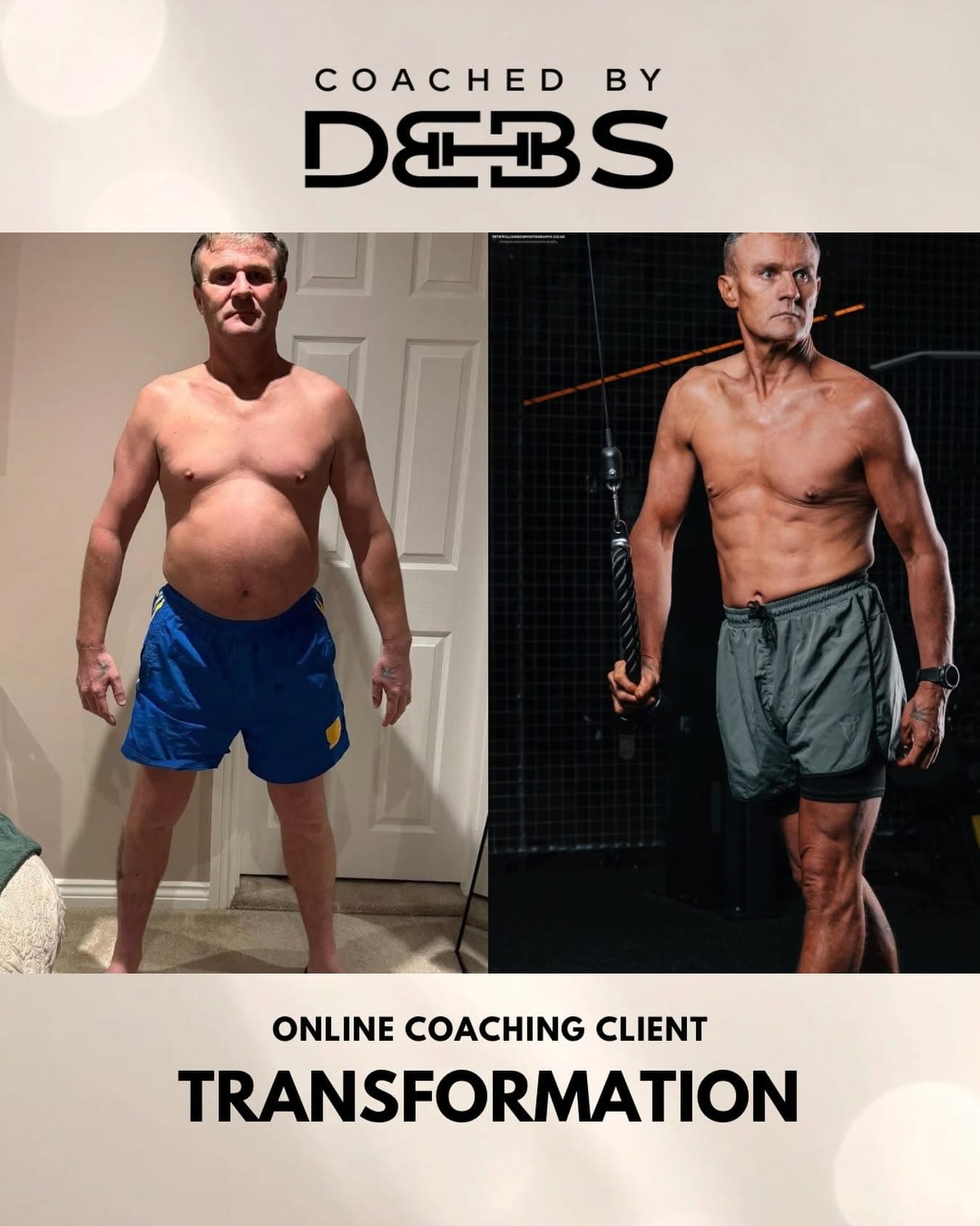 Coached by Debs client transformation