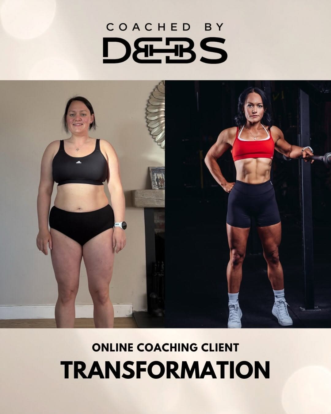Coached by Debs client transformation