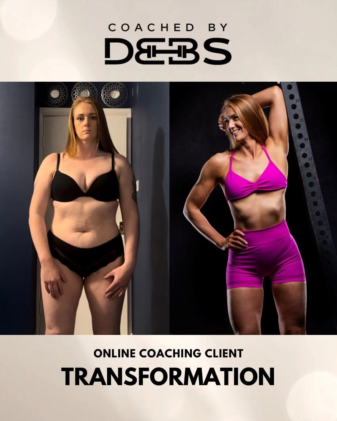 Coached by Debs client transformation